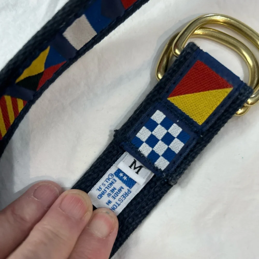 PRESTON Nautical Code Flag Belt‎ Fabric M